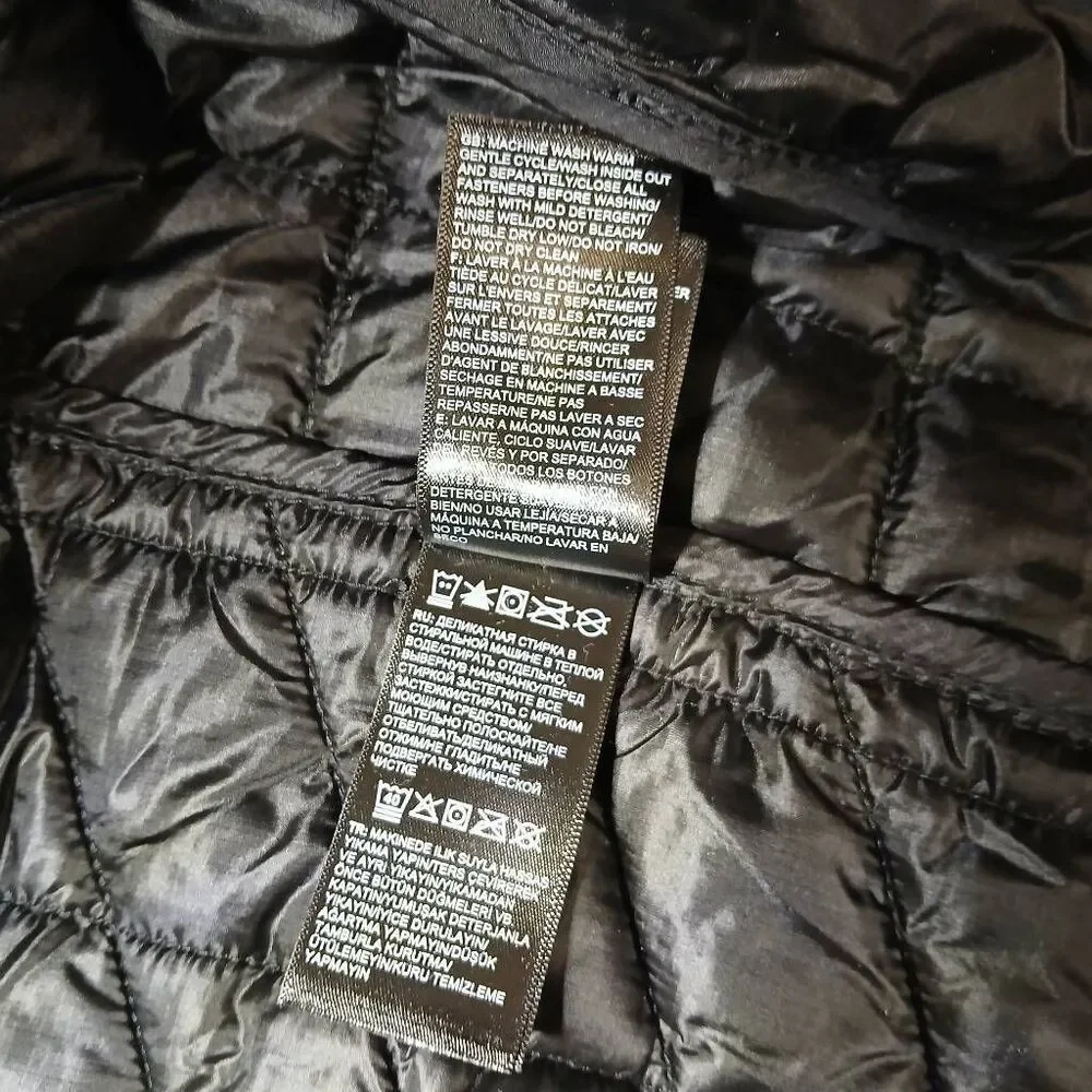 North face Mens thermoball trekker jacket lightweight packable coat black
